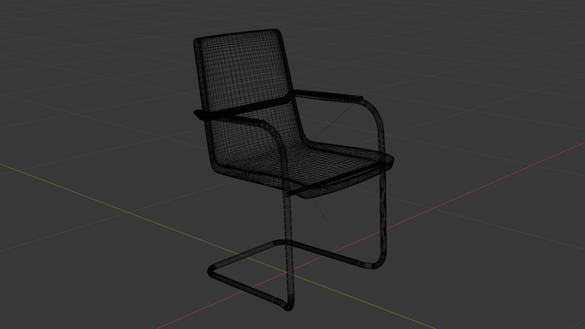 Chair 4 3D model_2