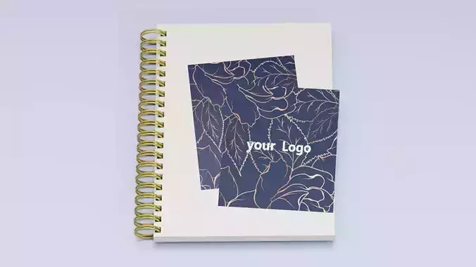 Book with card 3D model Book with card 3D model