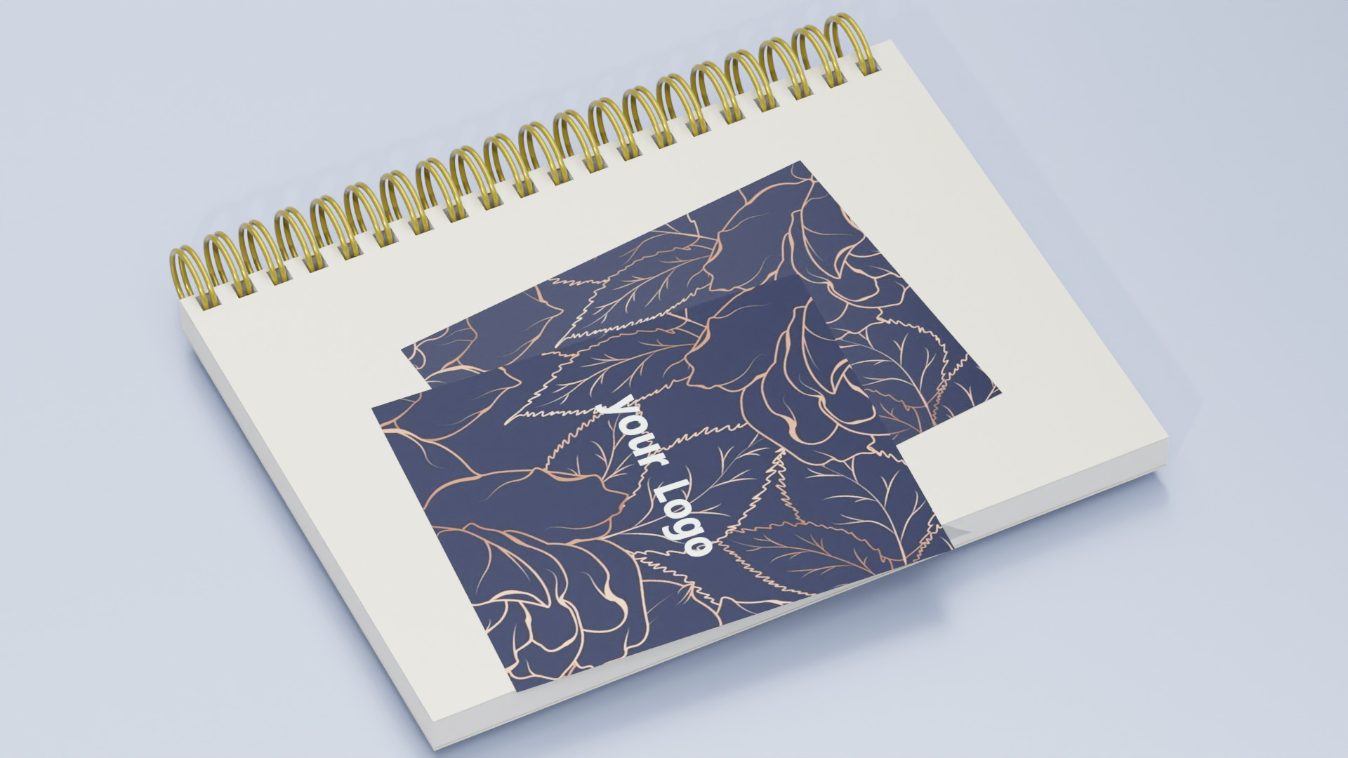 Book with card 3D model_3