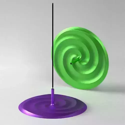 3 Spirals Incense Burner 3D print model