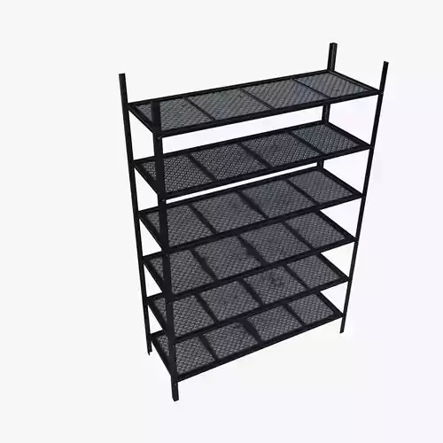 Metal shelf
