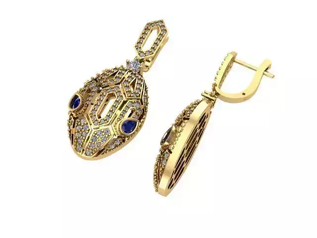 Bvlgari snake earrings 