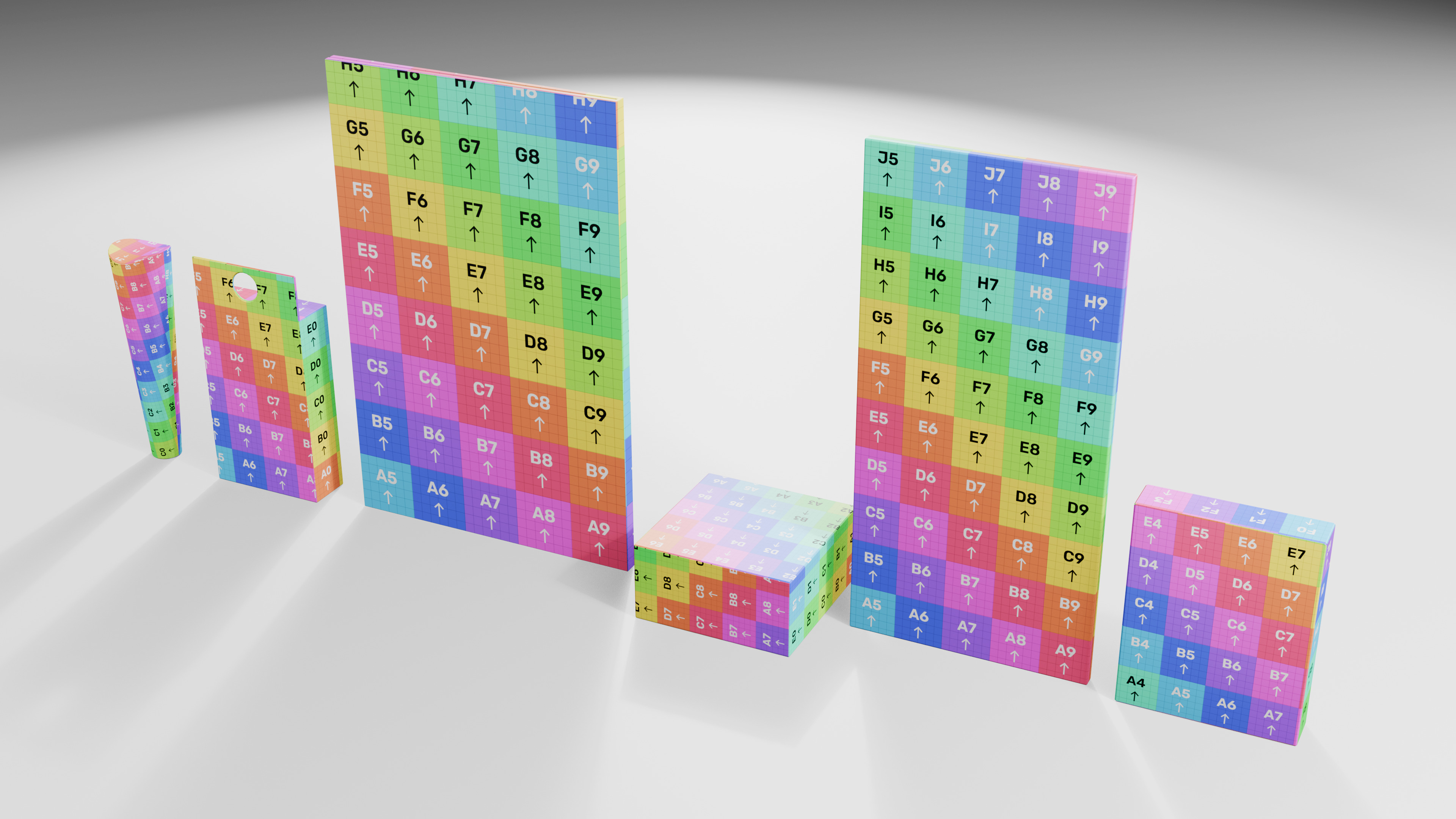 Various Weed Box Collection Low-poly 3D model_5