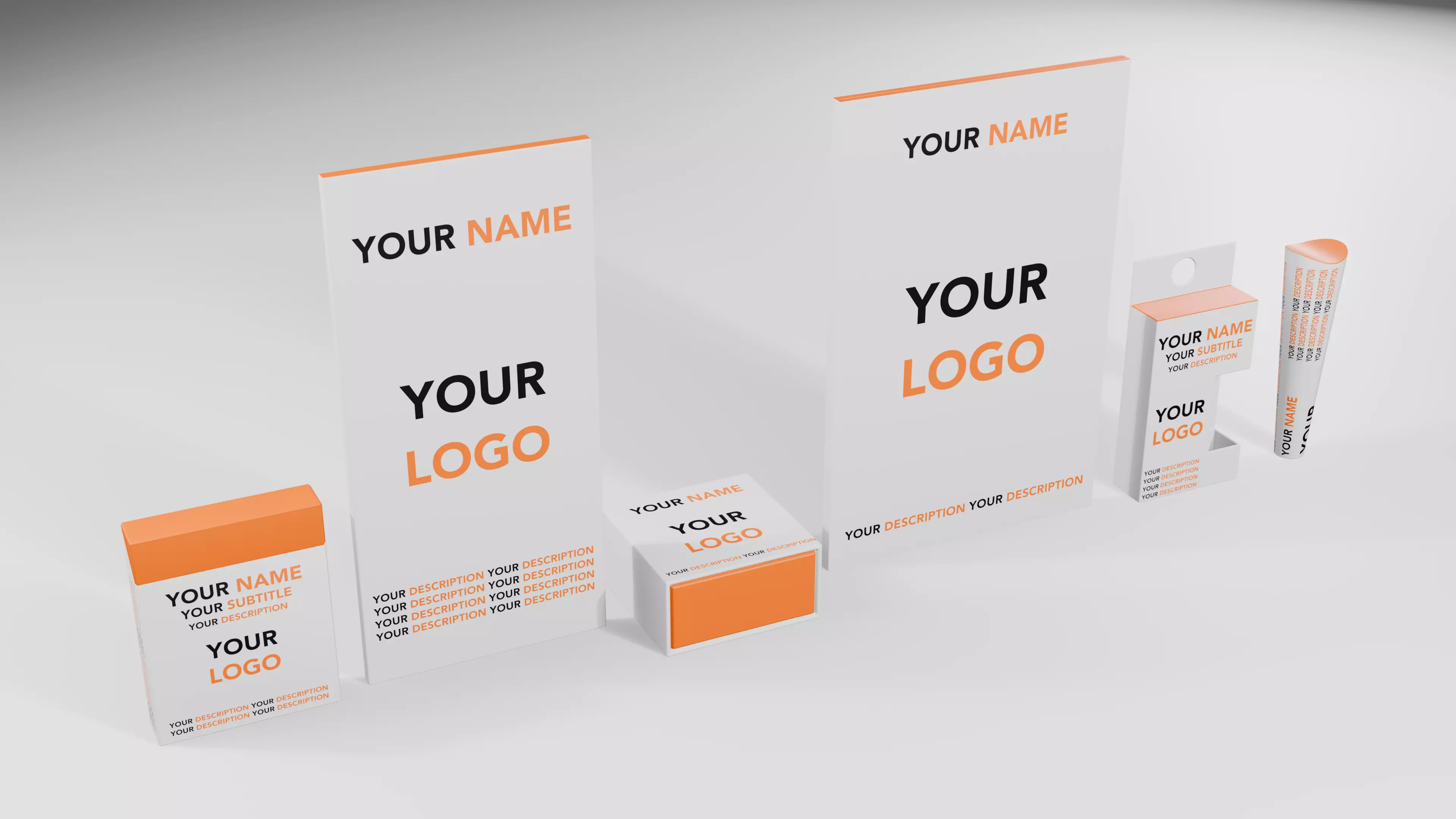 Various Weed Box Collection Low-poly 3D model_0