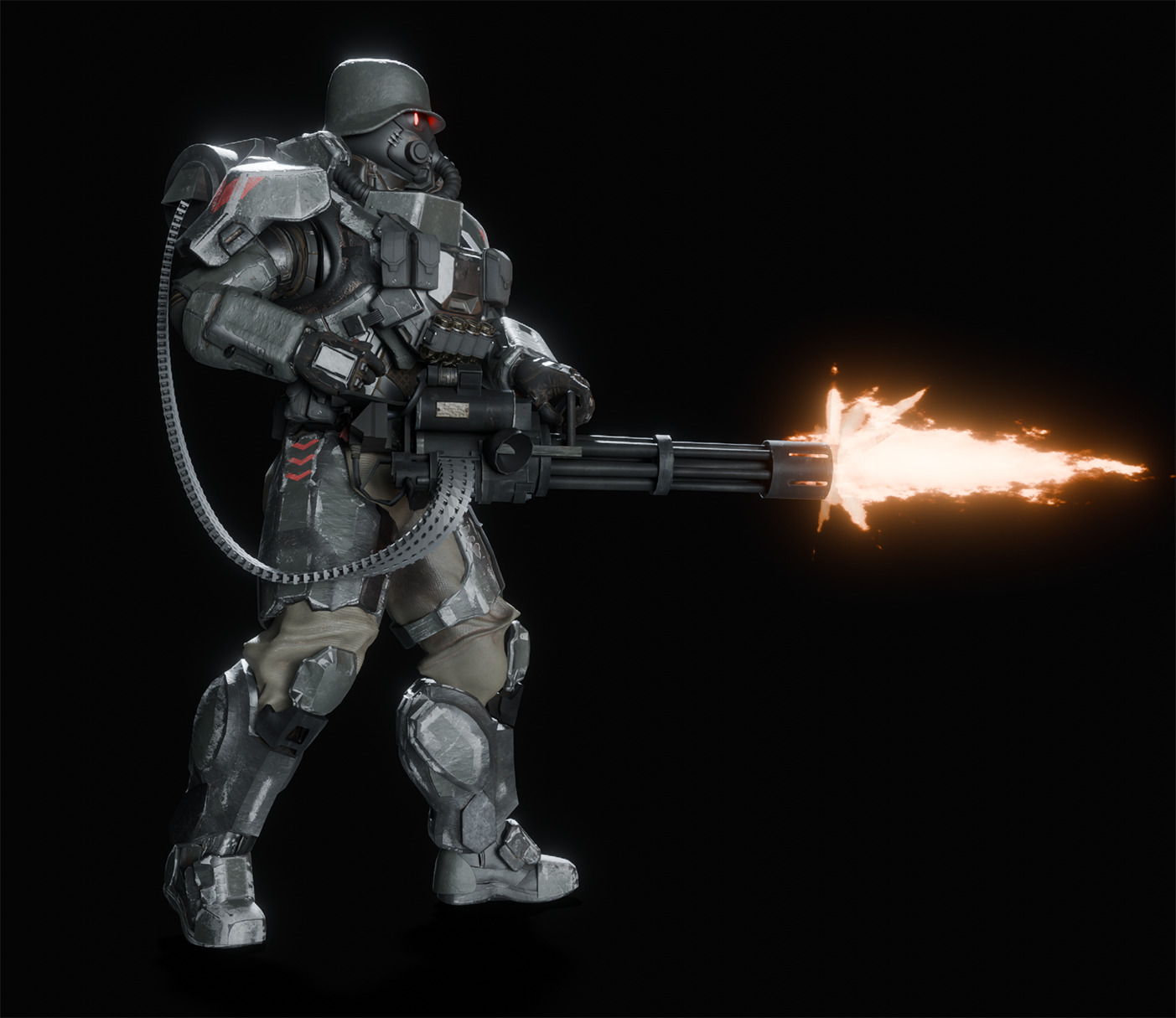 Armored juggernaut Soldier 3D model_10