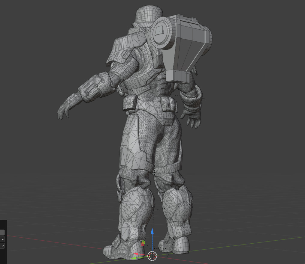 Armored juggernaut Soldier 3D model_26
