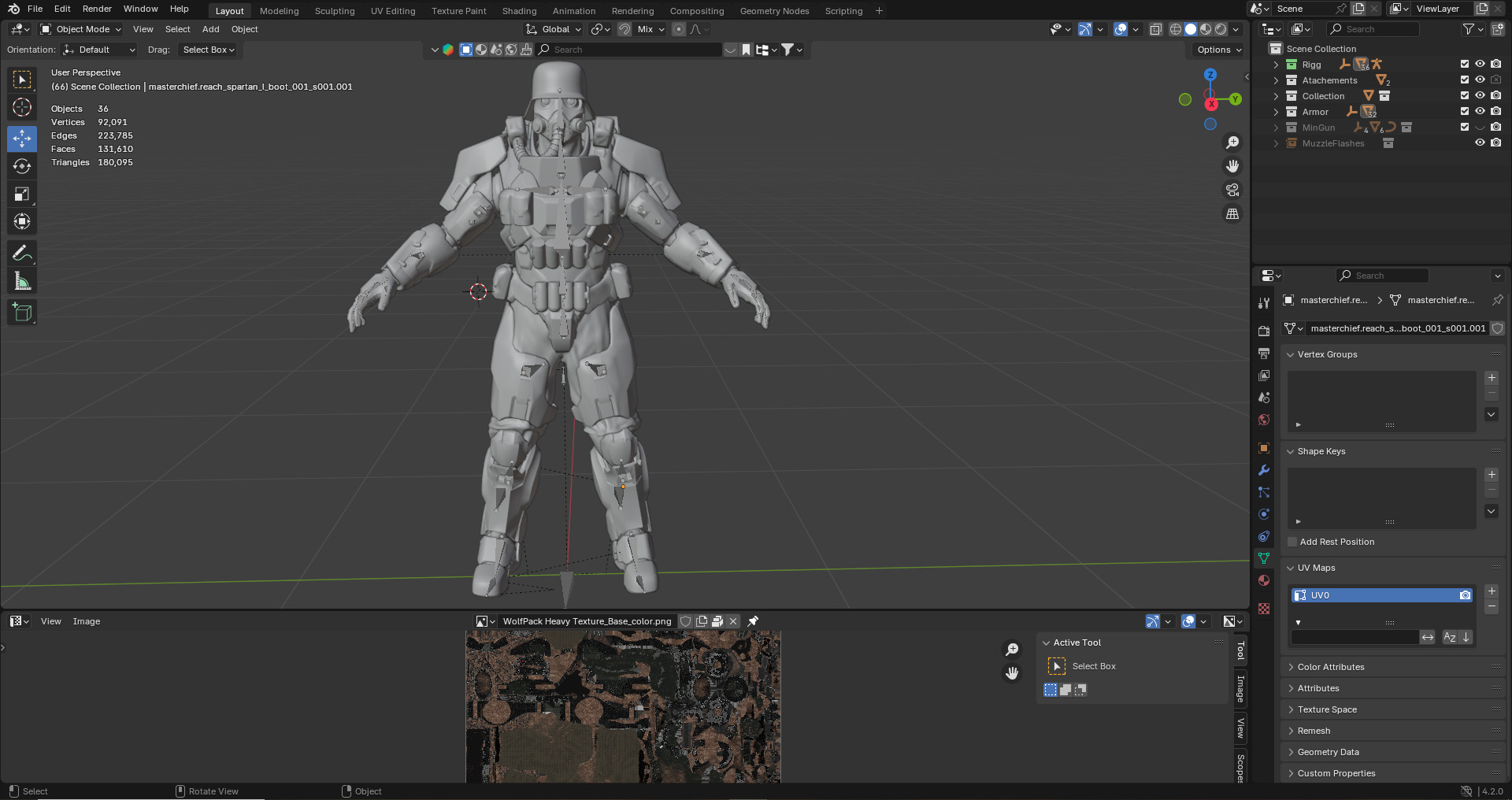 Armored juggernaut Soldier 3D model_27