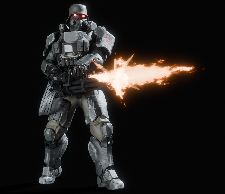 Armored juggernaut Soldier 3D model_11