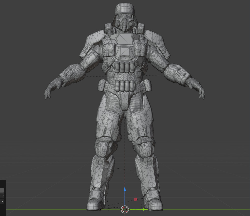 Armored juggernaut Soldier 3D model_24
