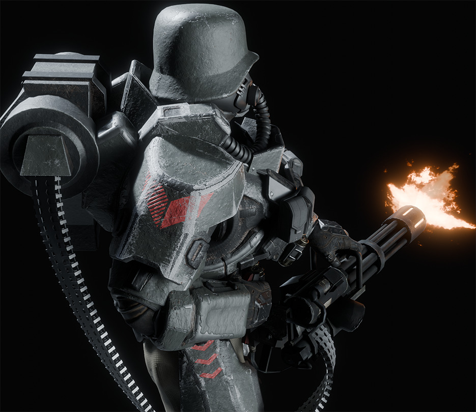 Armored juggernaut Soldier 3D model_14