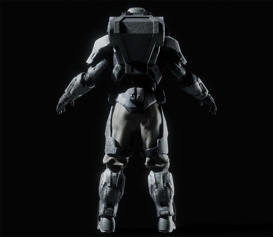Armored juggernaut Soldier 3D model_18