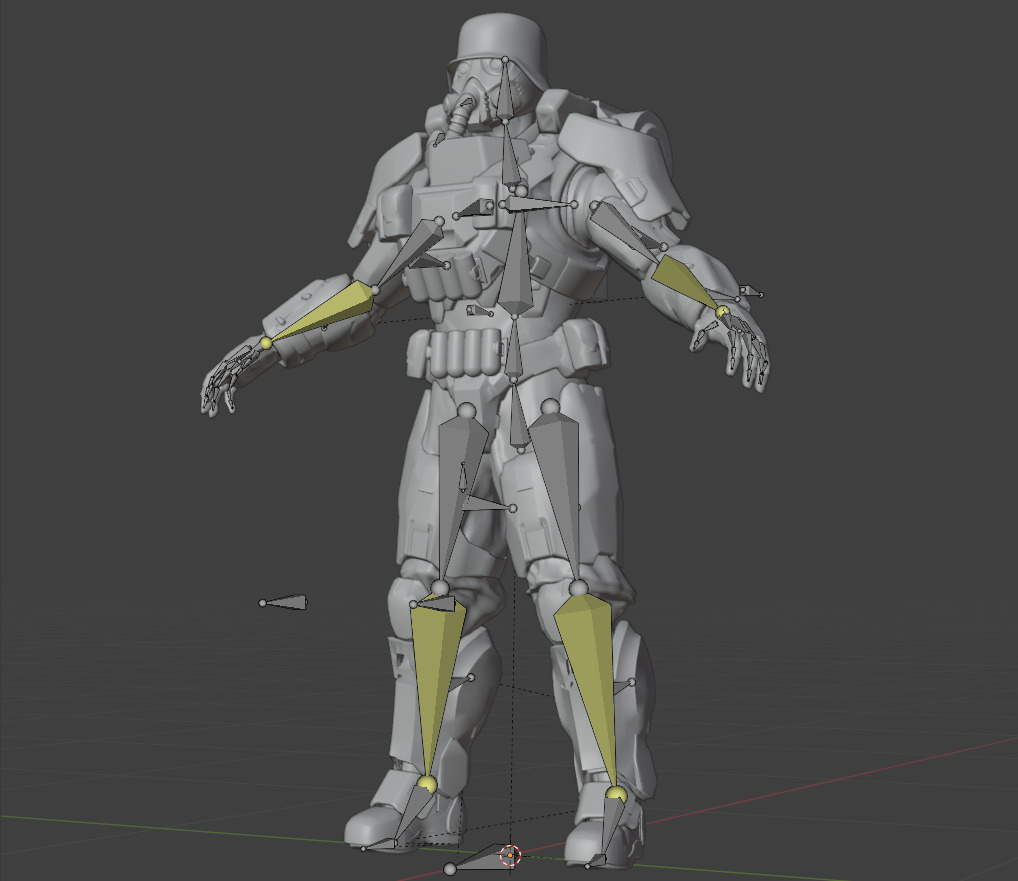 Armored juggernaut Soldier 3D model_20