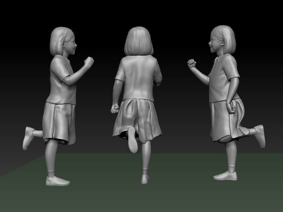 a korean girl 3D print model_7