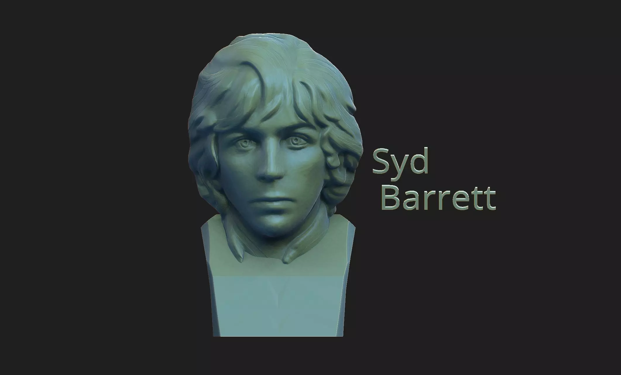 Syd Barrett 3D print model