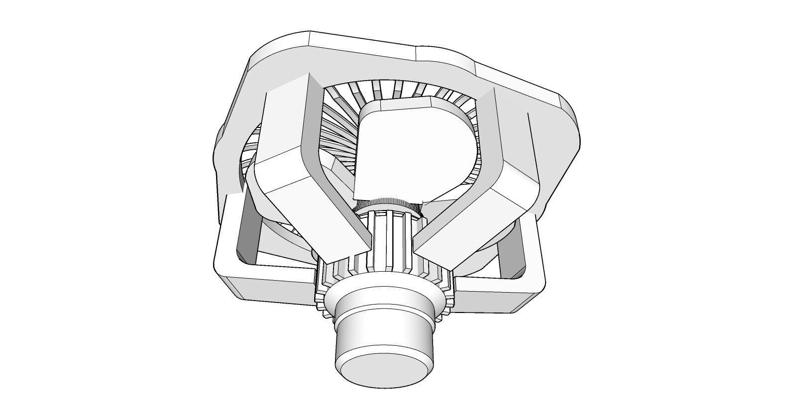 Exhaust Fan 3D print model_2