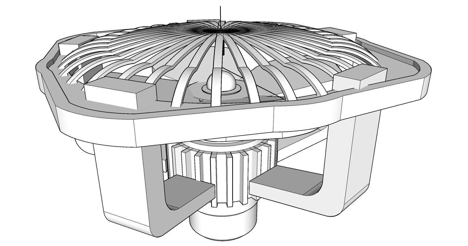Exhaust Fan 3D print model_1