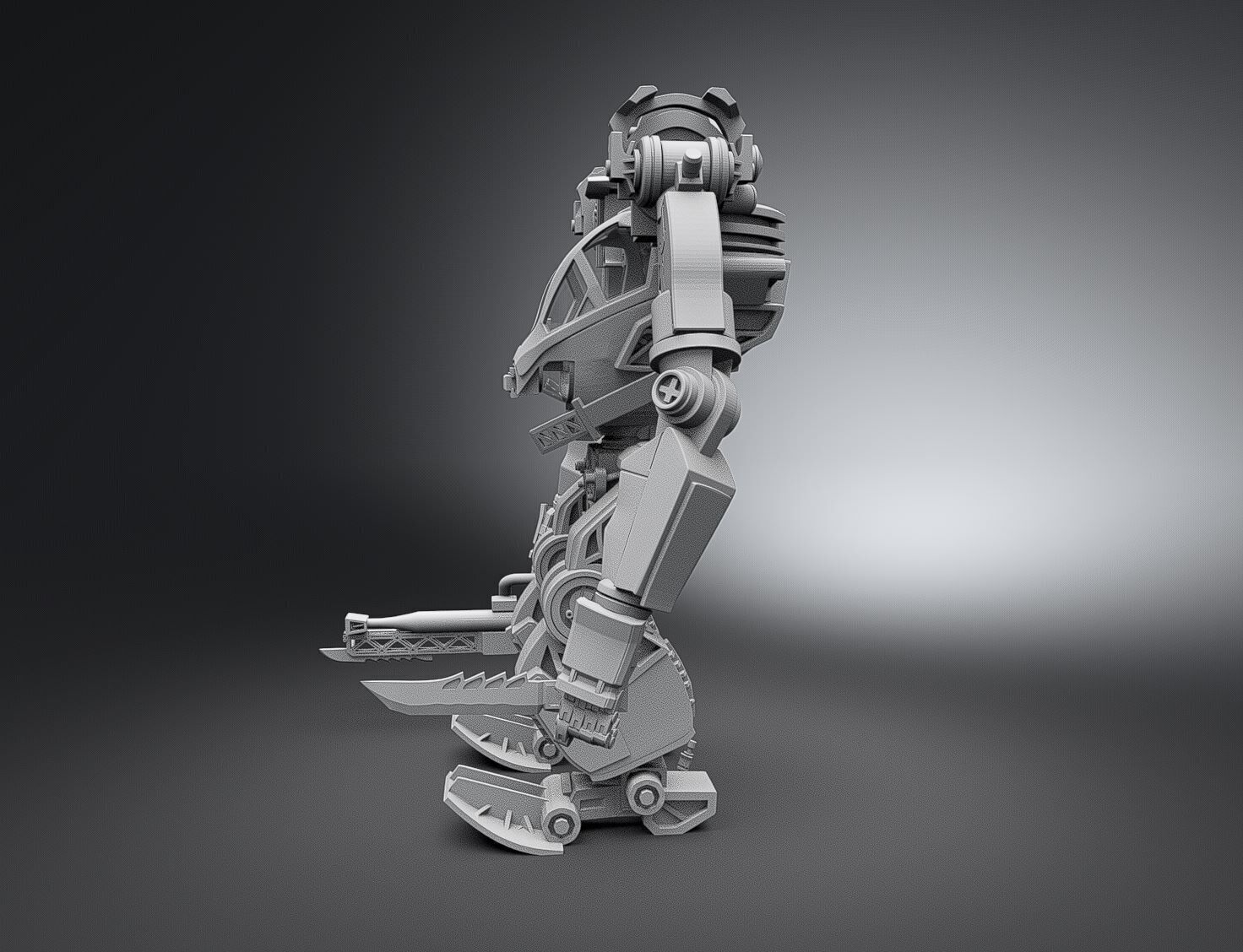 AMP suit scale model  3D print model_1