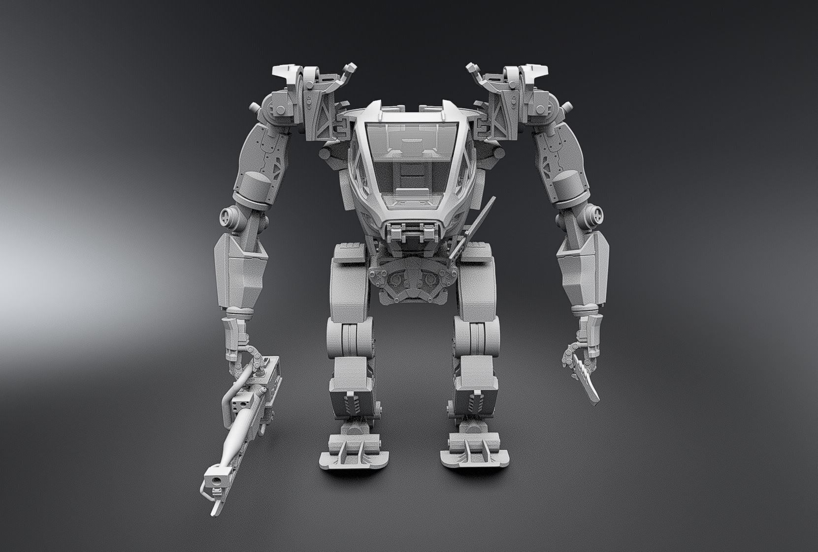 AMP suit scale model  3D print model_4