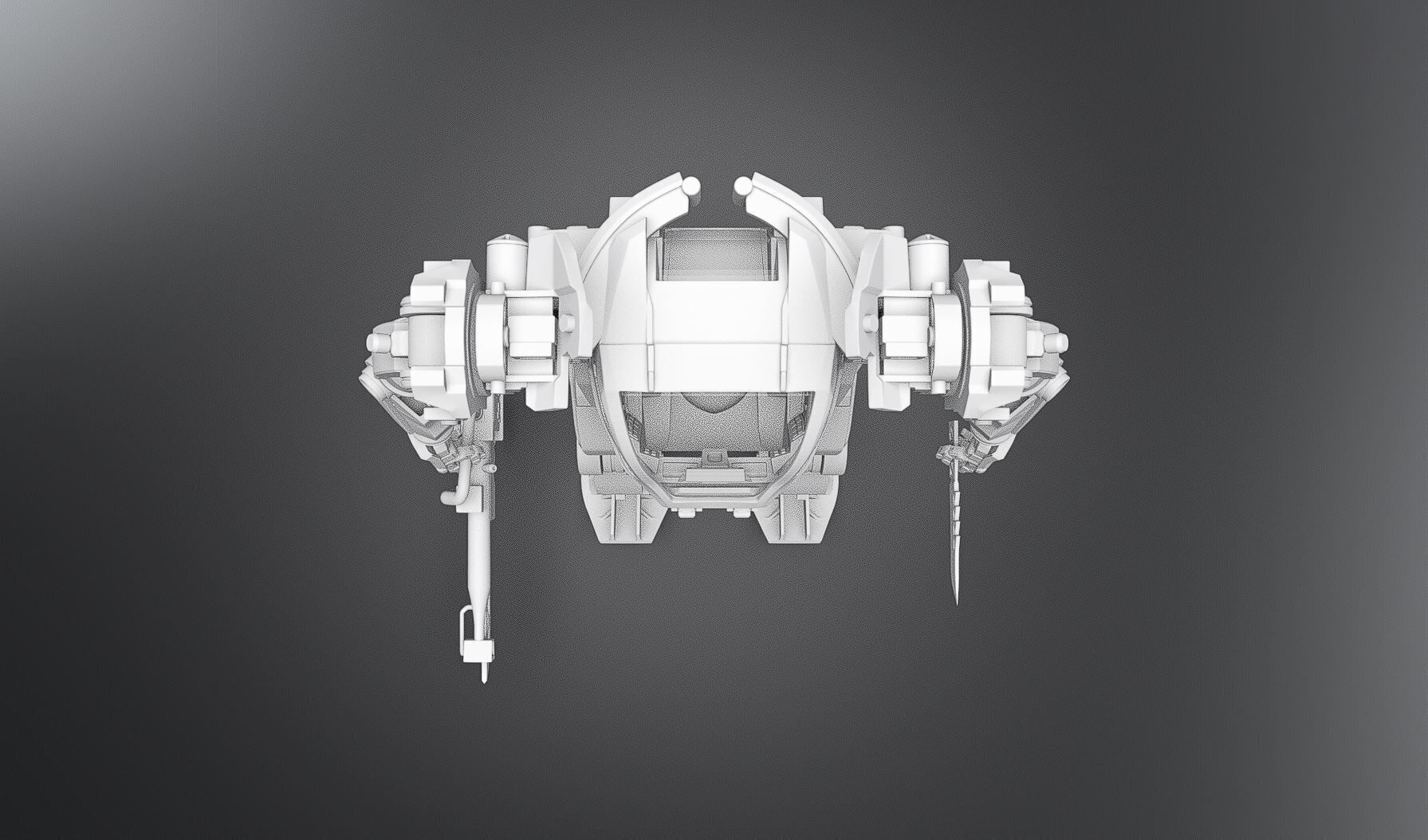 AMP suit scale model  3D print model_3