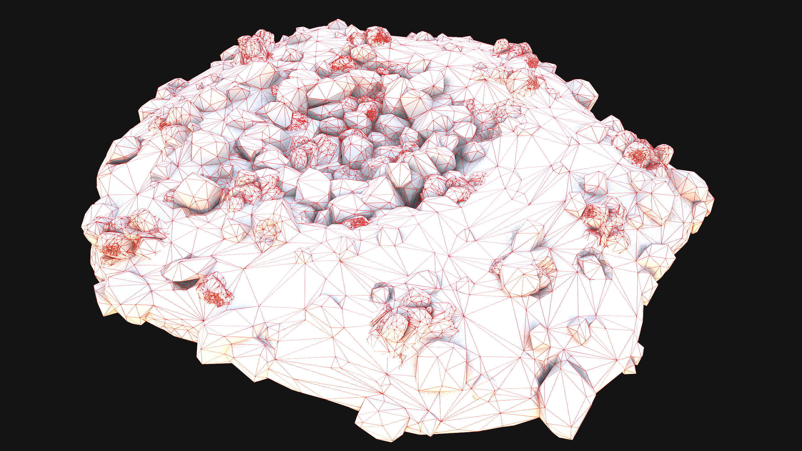 Copper Ore Deposits Mine Environment Low-poly 3D model_14
