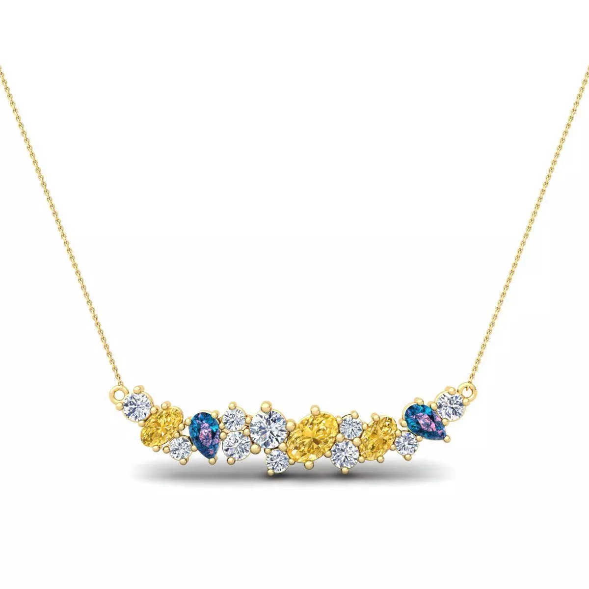 Gems Stone Pendent 3d Model and Render 8 3D print model_0