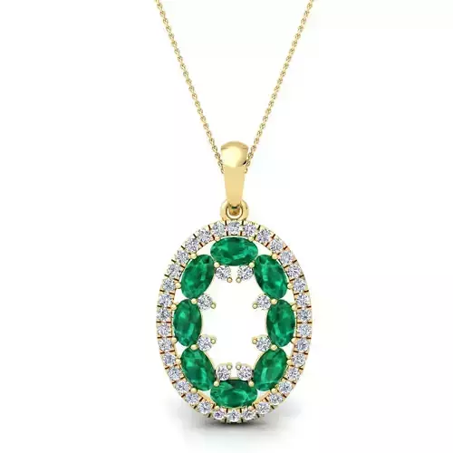Gems Stone Pendent 3d Model and Render 12 3D print model