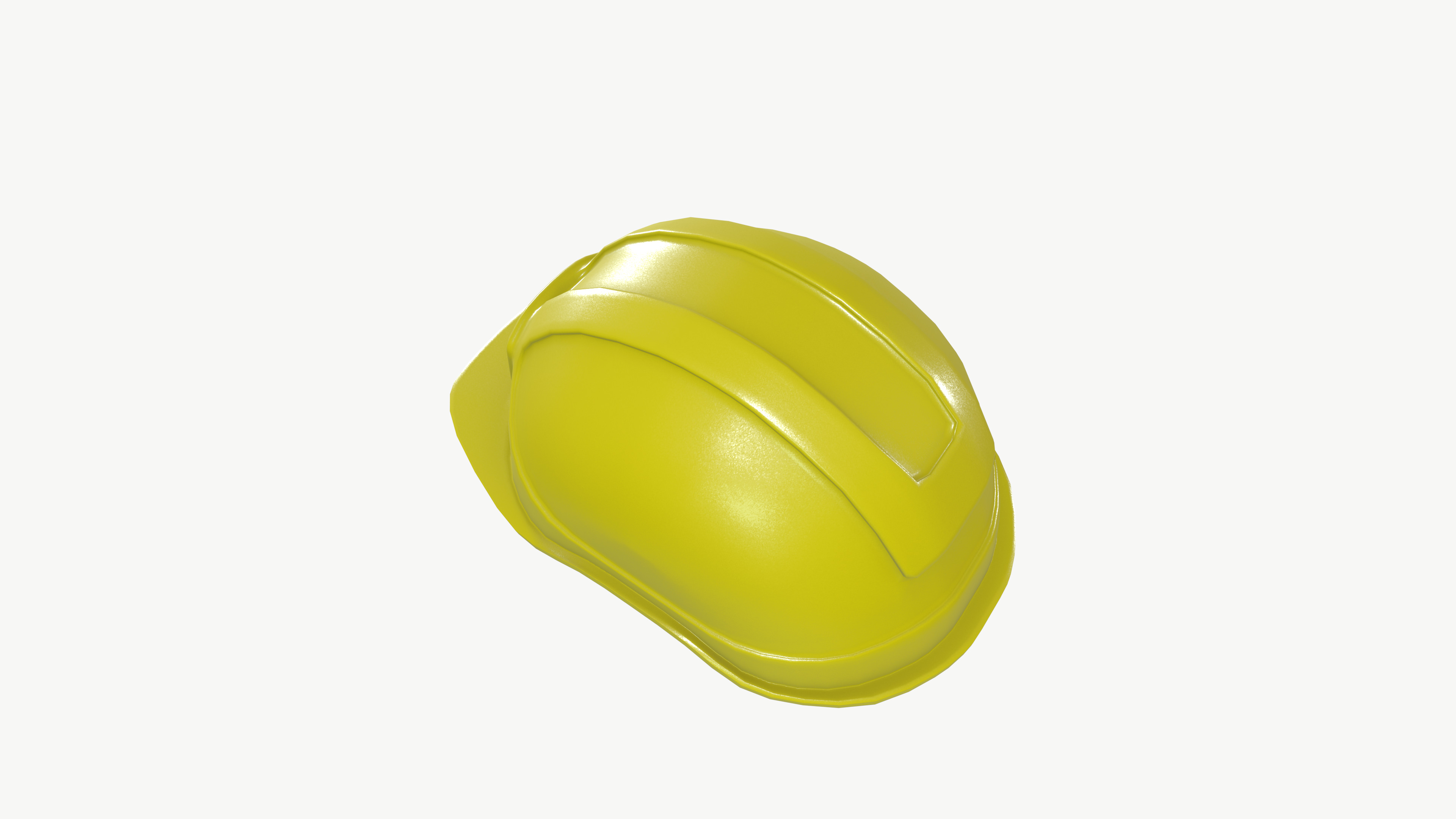 Helmet Low-poly 3D model_4