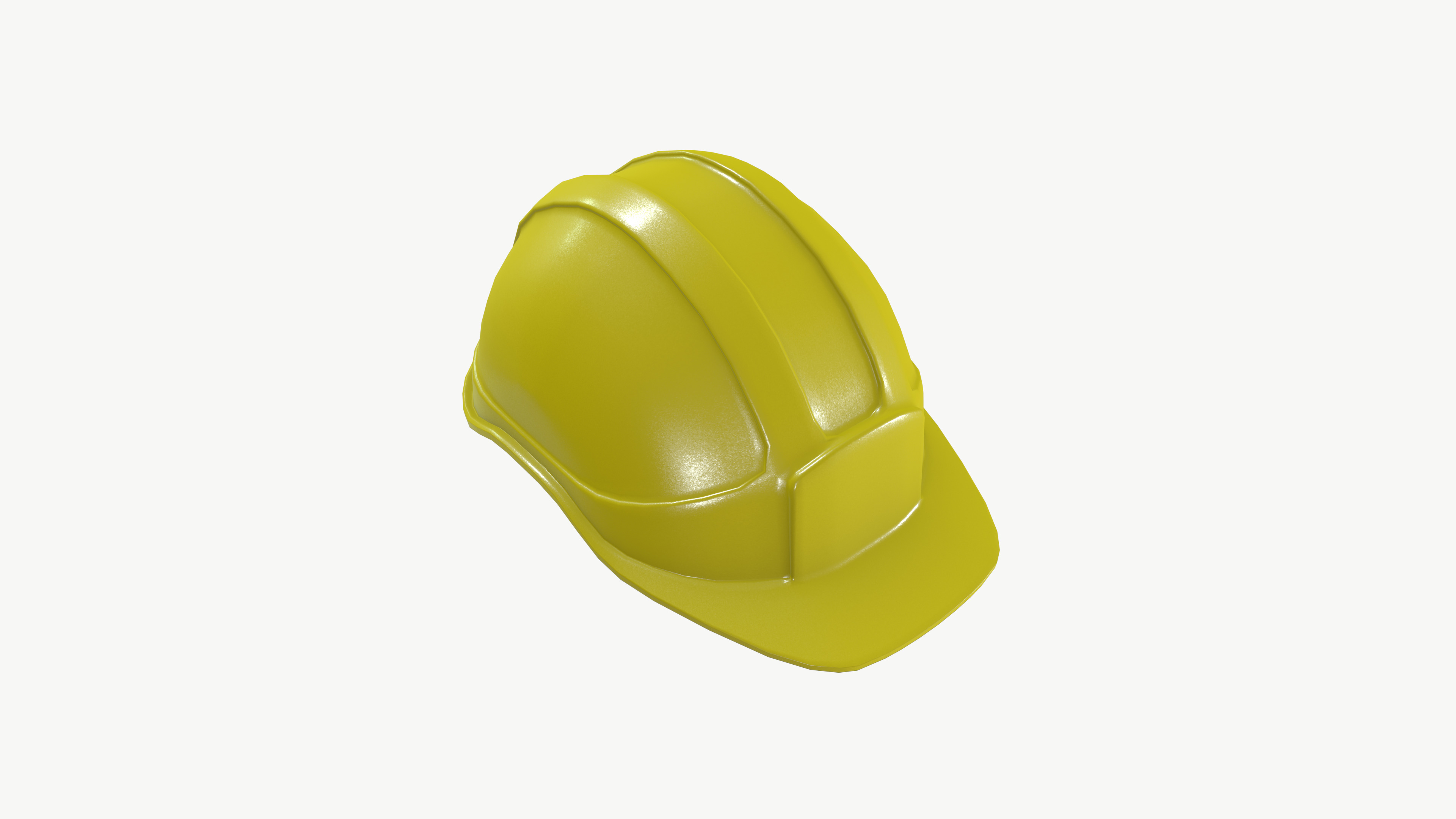 Helmet Low-poly 3D model_5