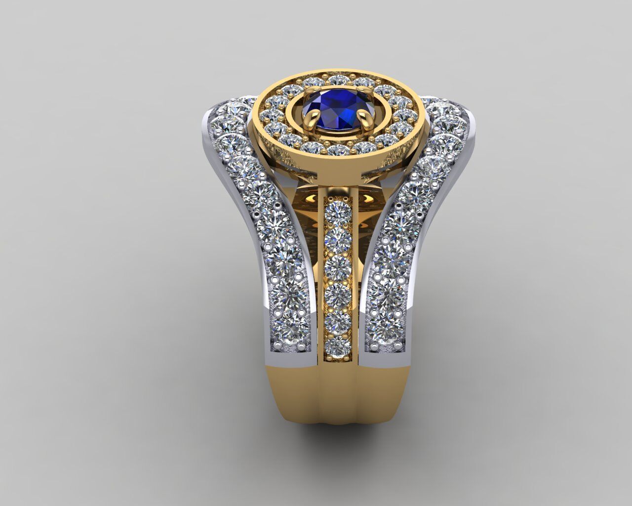 Women Ring 3D print model_16