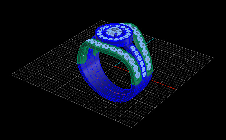 Women Ring 3D print model_28