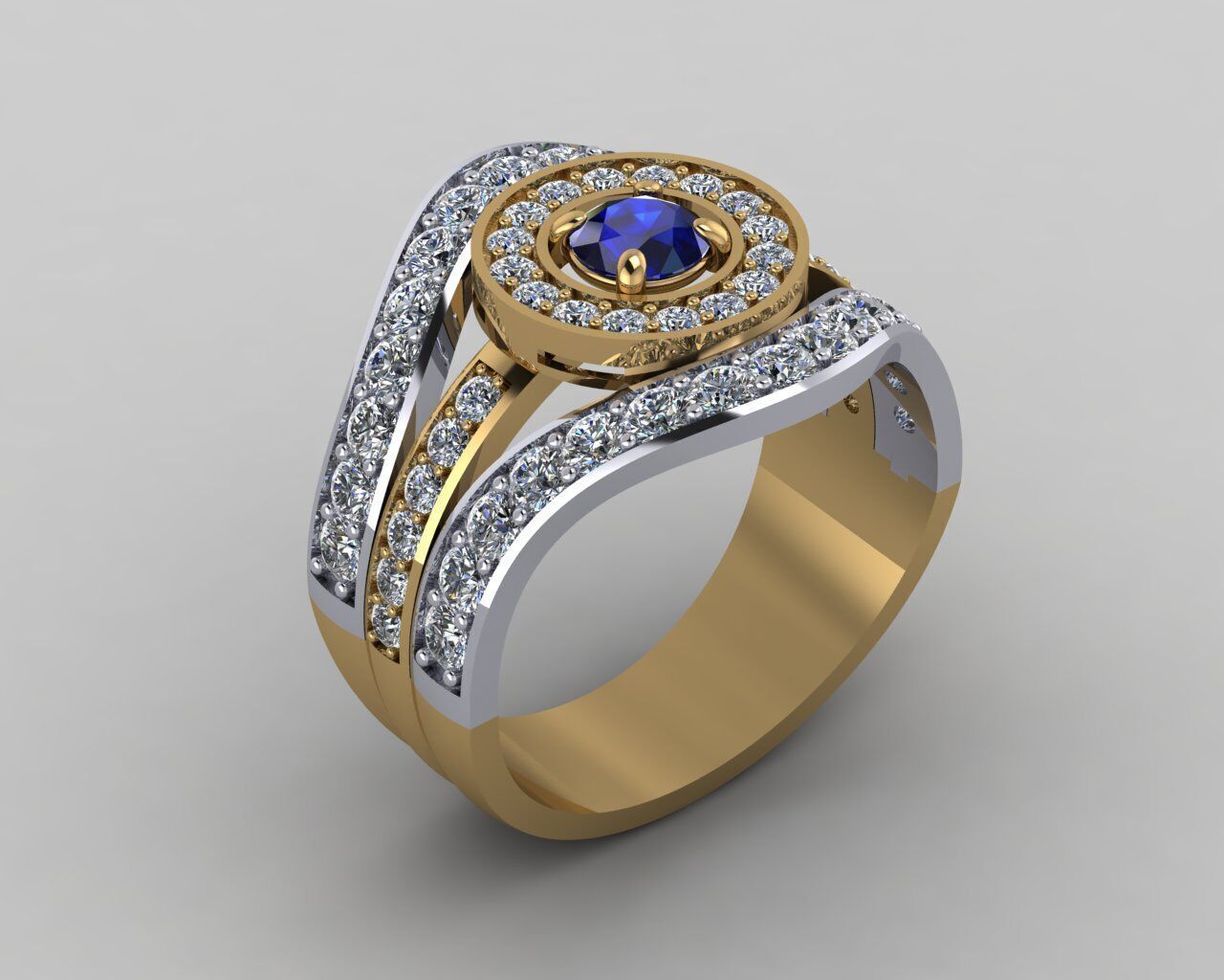 Women Ring 3D print model_18