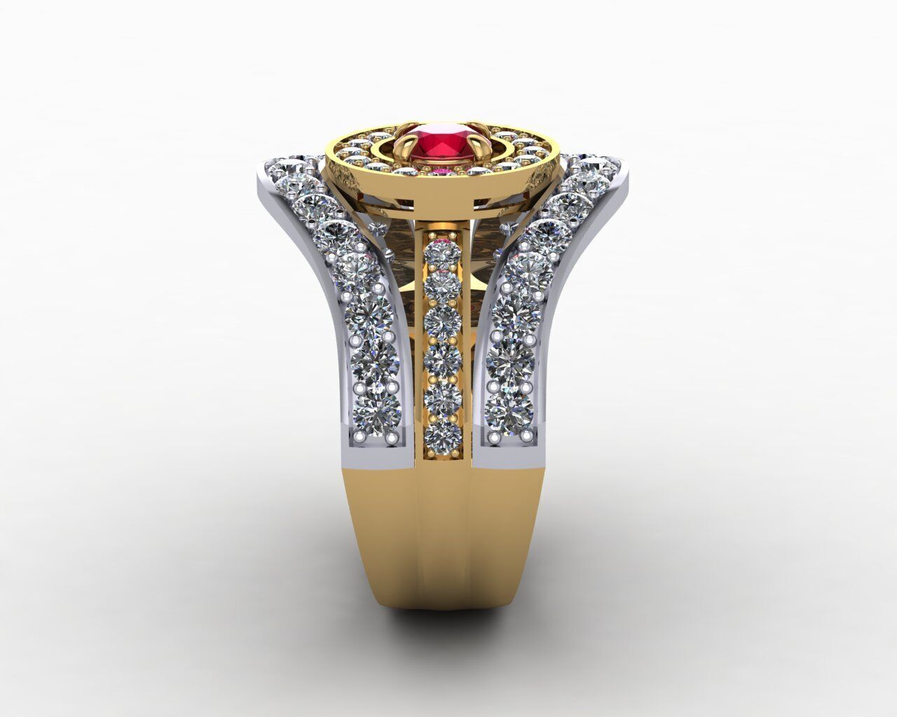 Women Ring 3D print model_2