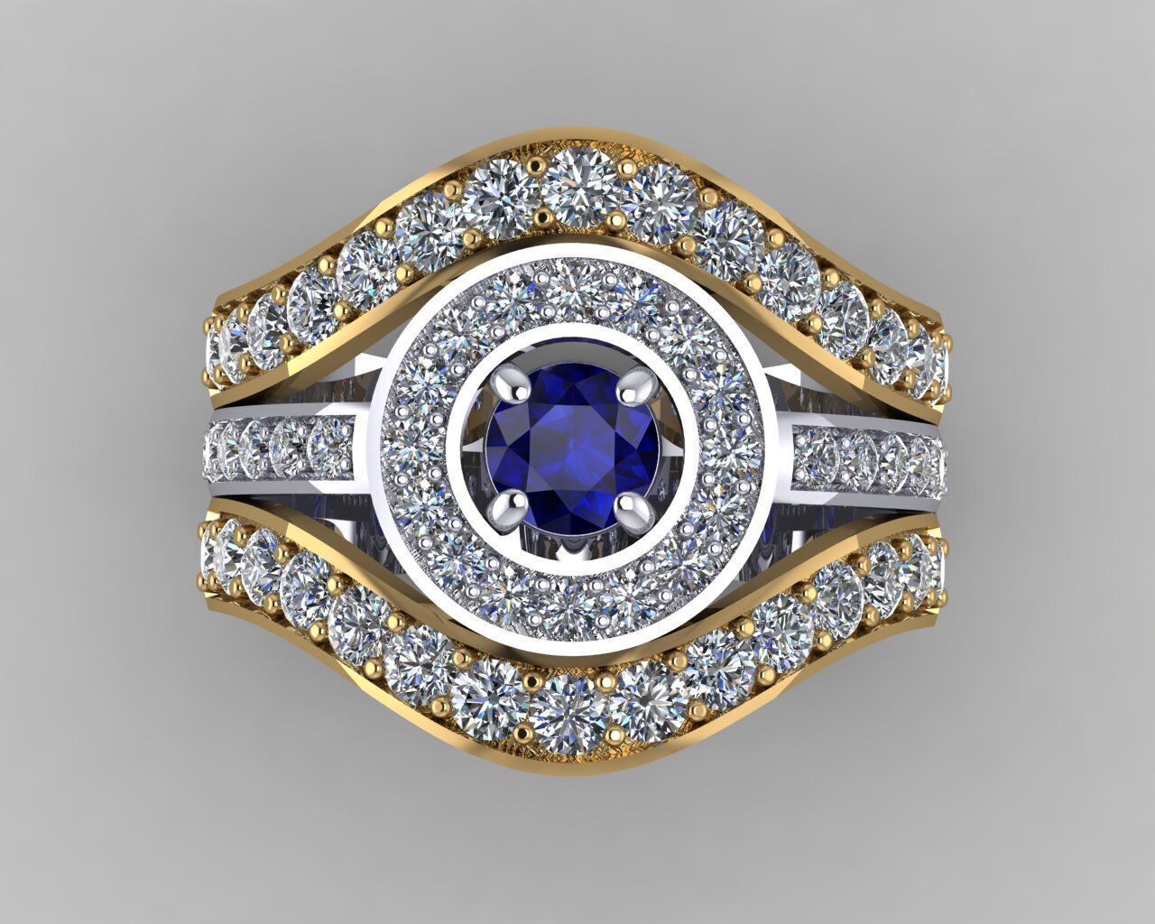 Women Ring 3D print model_14