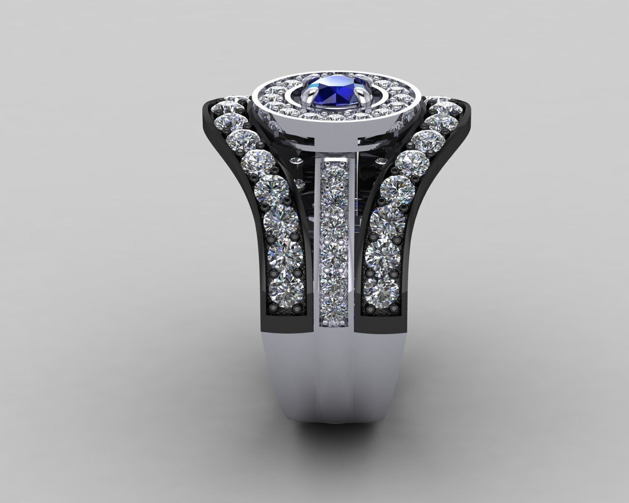 Women Ring 3D print model_21