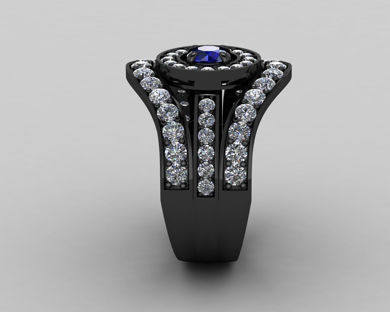 Women Ring 3D print model_23