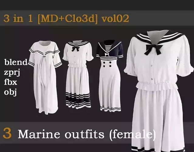 3 Marine outfits vol02