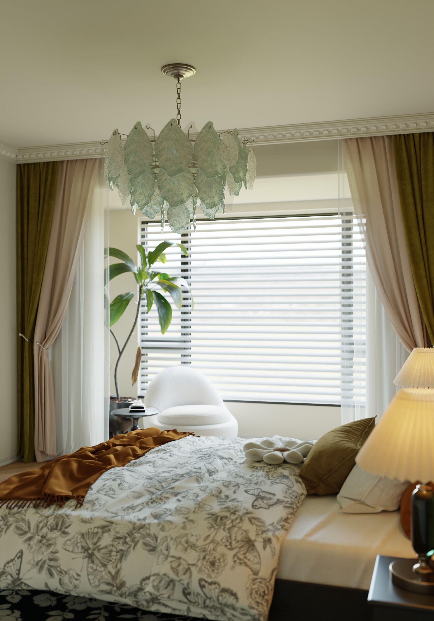 Bedroom interior scenes 3D model_3