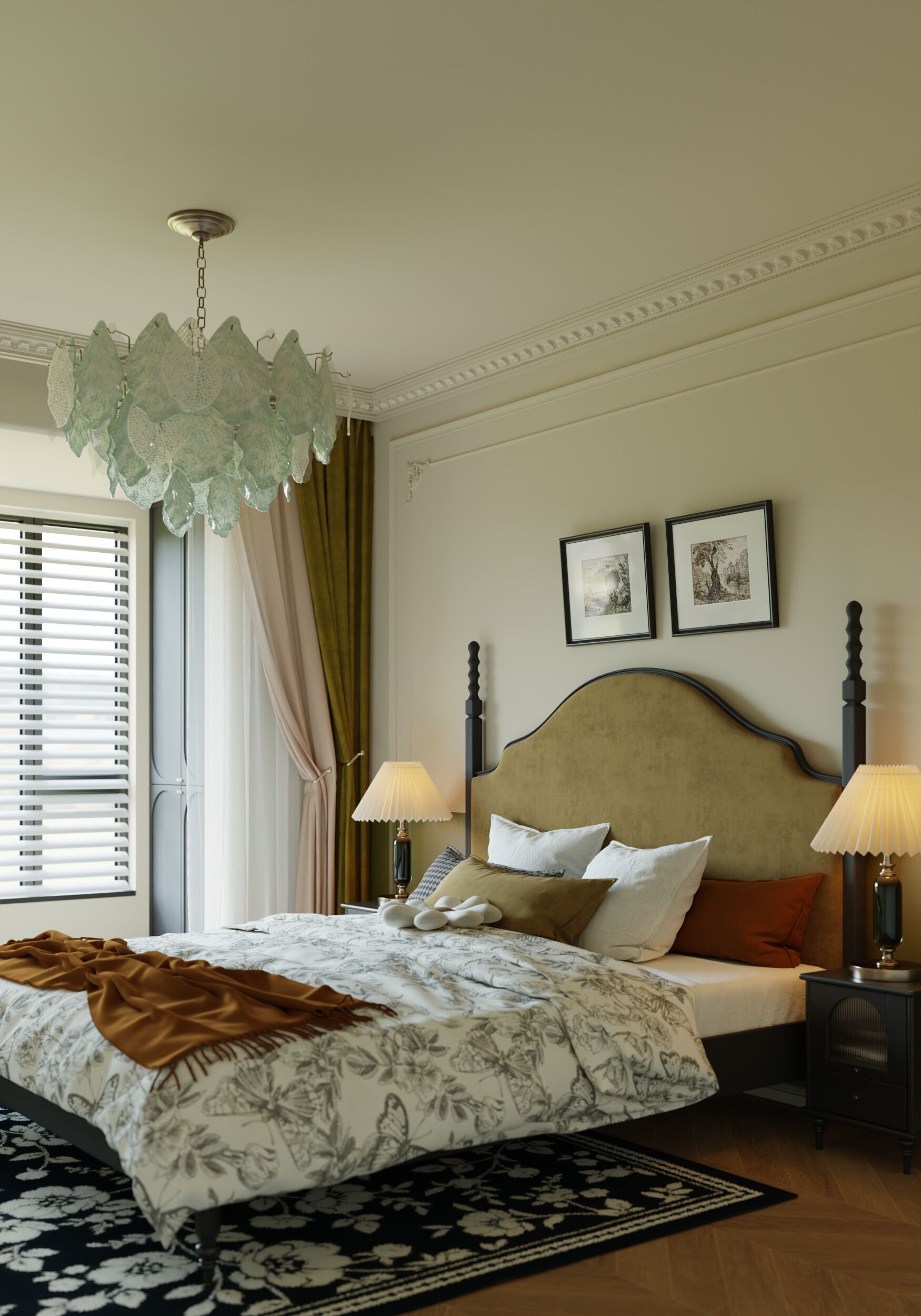 Bedroom interior scenes 3D model_2