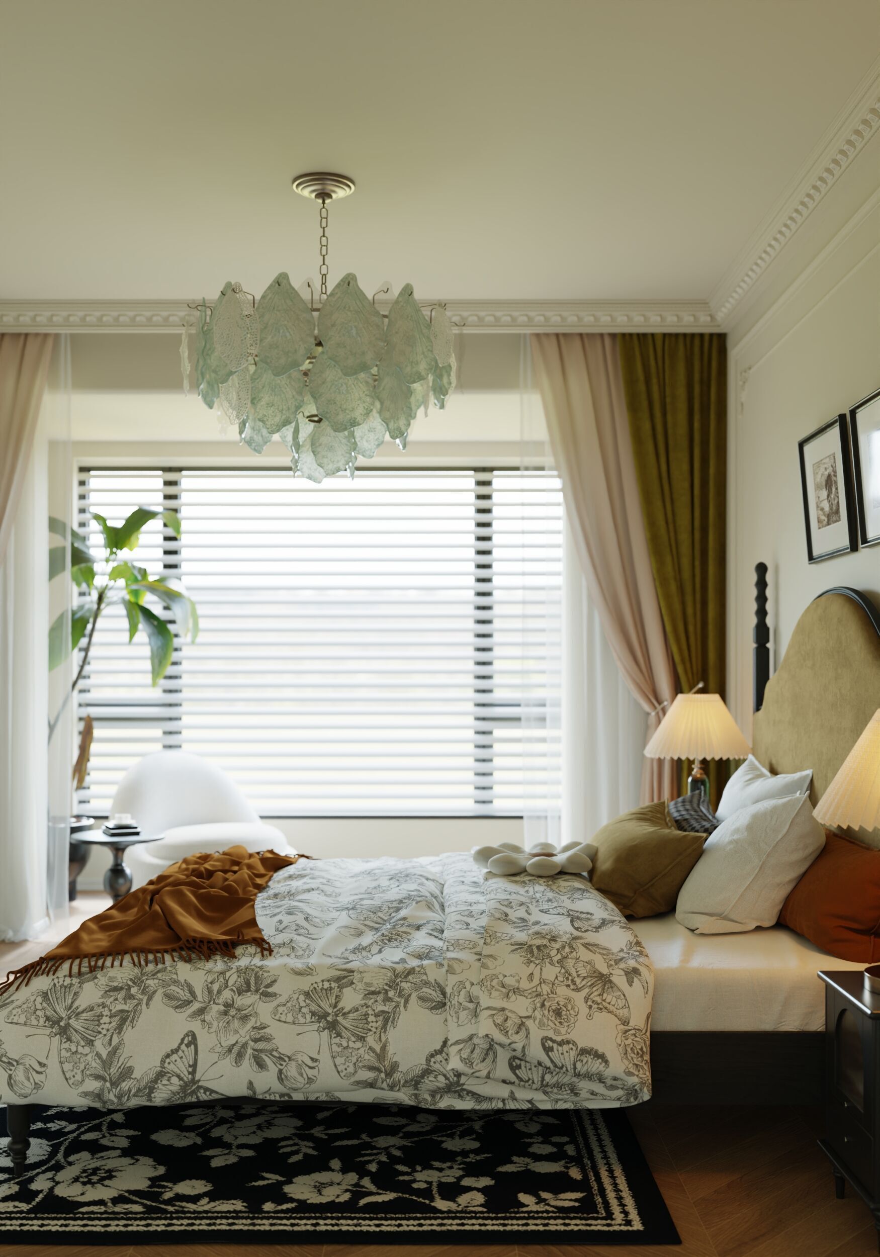 Bedroom interior scenes 3D model_1