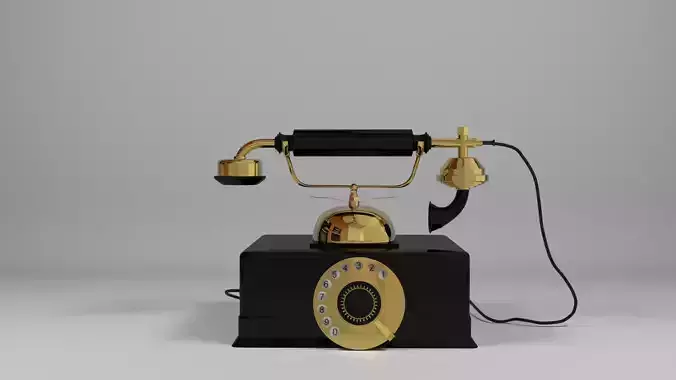 Telephone model 3d