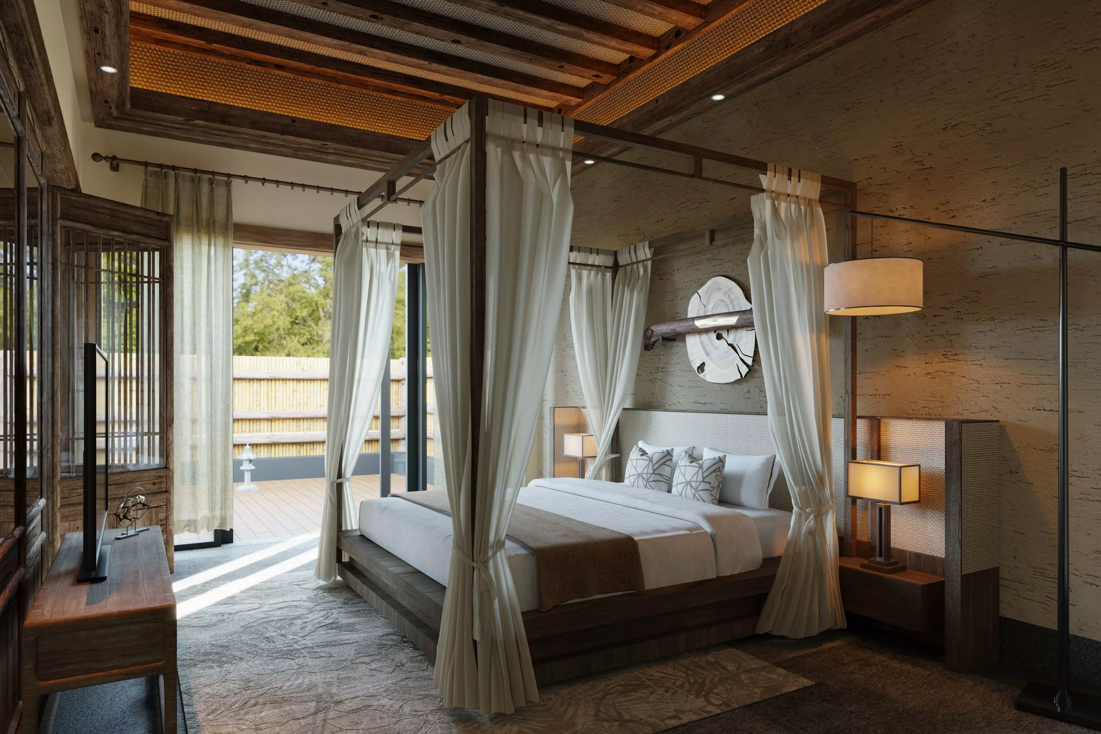 Bedroom interior scenes 3D model_0