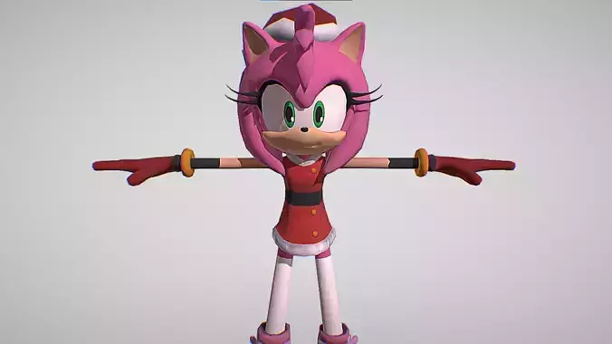 AmyRose Xmas - Sonic Dash 2 - Sonic Boom - Sonic The Hedgehog