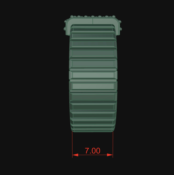 Fashion Ring With Diamonds 3D print model_7