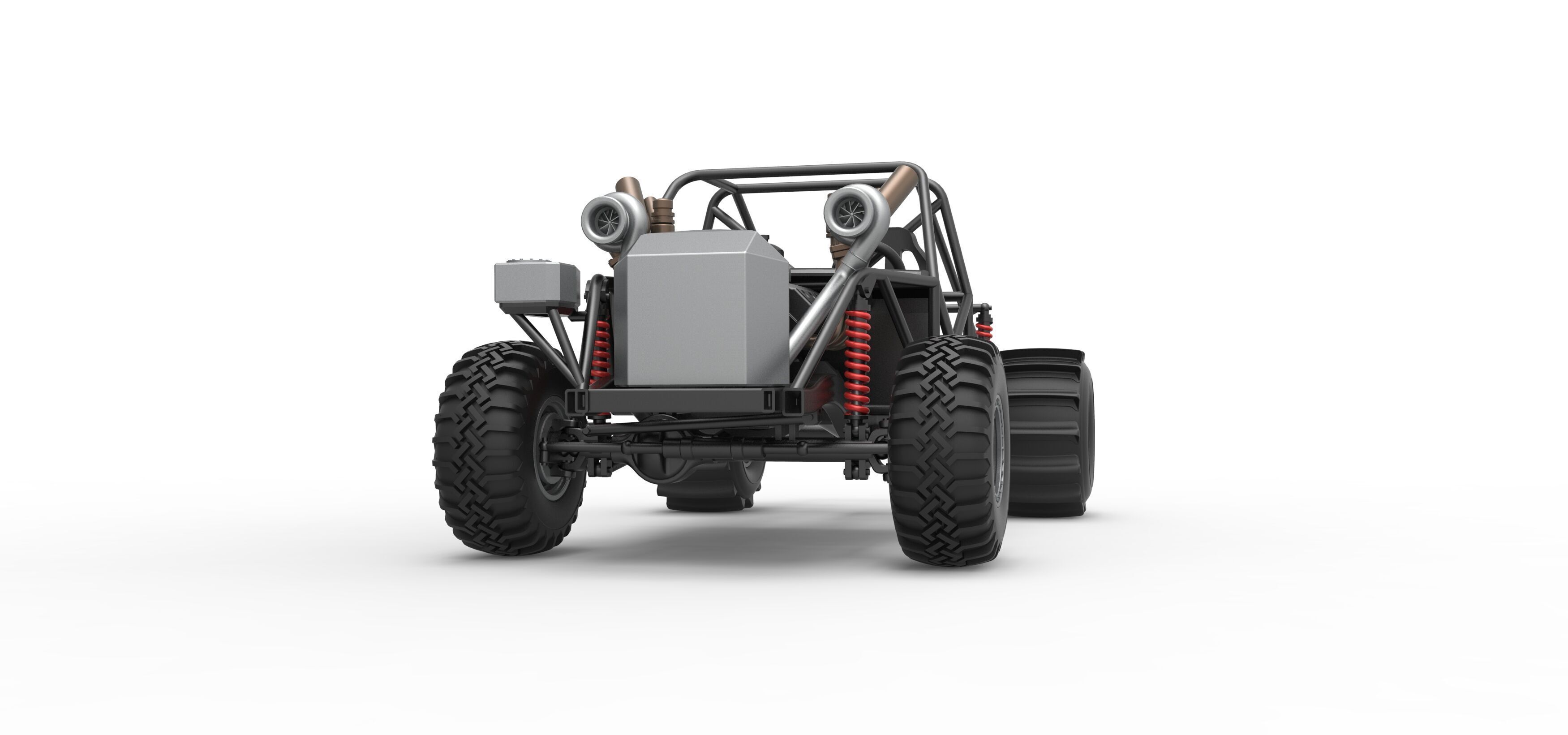 Uphill Sand Racing Dragster Base Version 3 Scale 1 to 25 3D print model_4