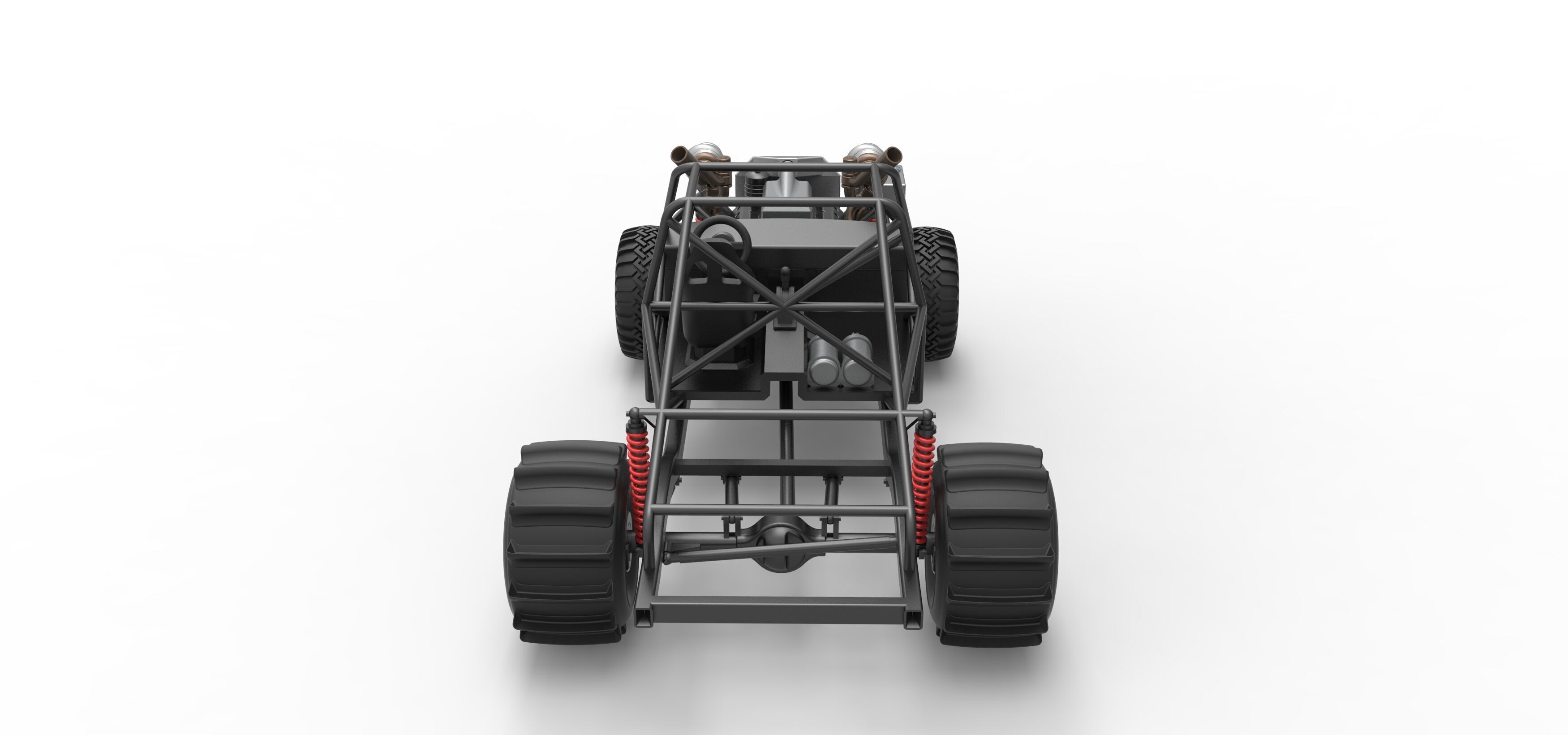 Uphill Sand Racing Dragster Base Version 3 Scale 1 to 25 3D print model_15