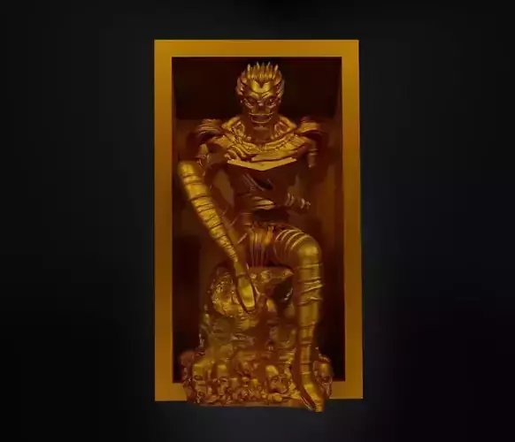 Death Book Nook - Anime Death Note Bookend - Book Shelter Prop 3D print model Death Book Nook - Anime Death Note Bookend - Book Shelter Prop 3D print model