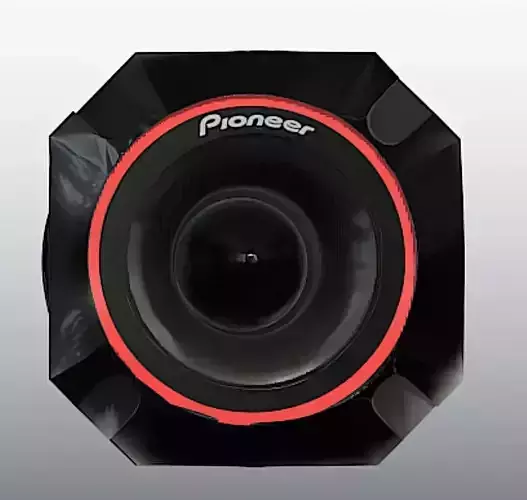 Pioneer Pro Series Bullet Tweeter - High Poly 3D Model Free 3D model