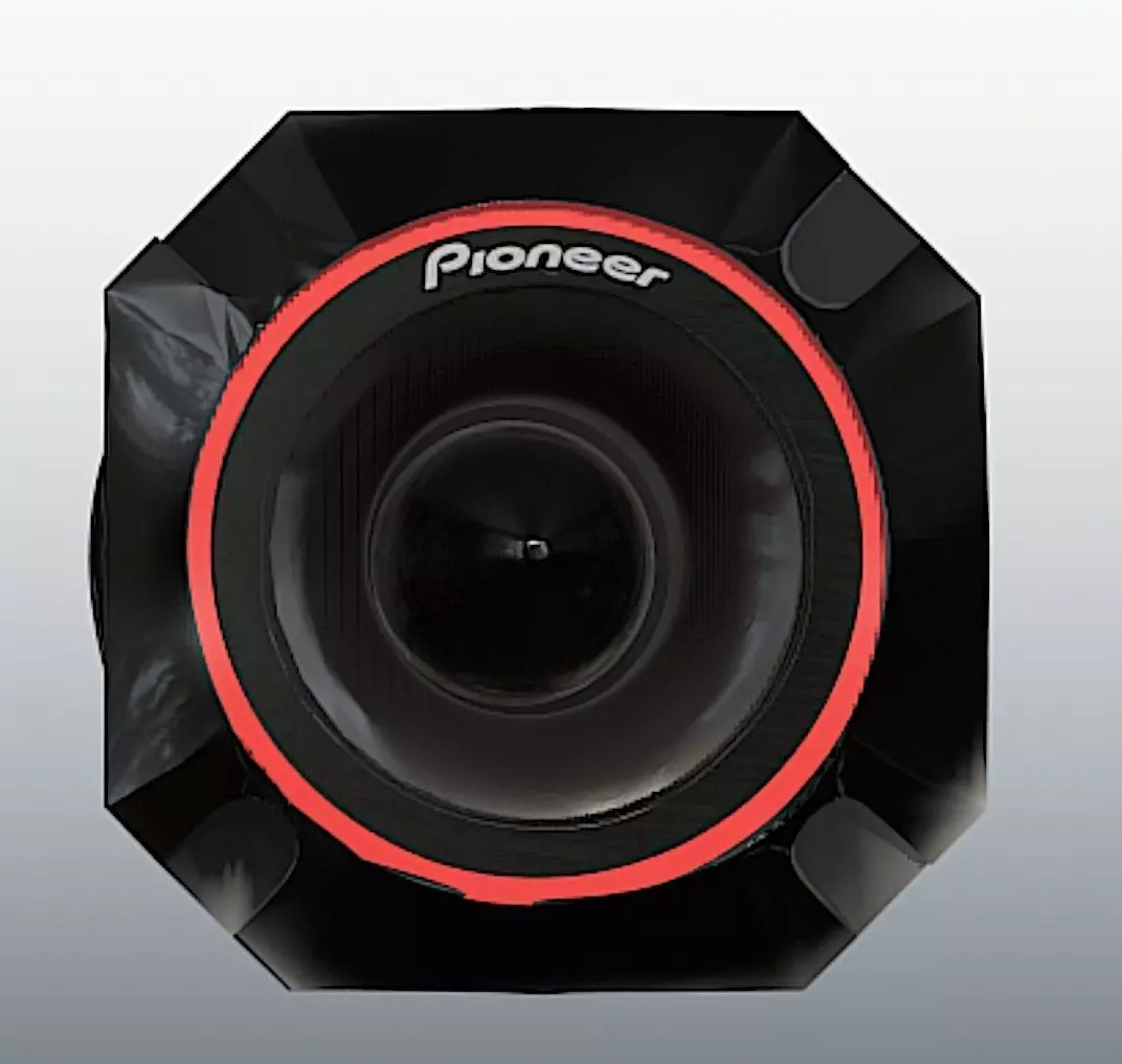 Pioneer Pro Series Bullet Tweeter - High Poly Free 3D model