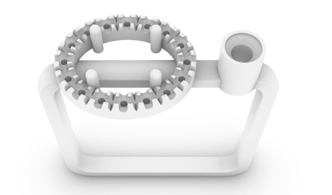 Fashion Ring With Diamonds 3D print model_5