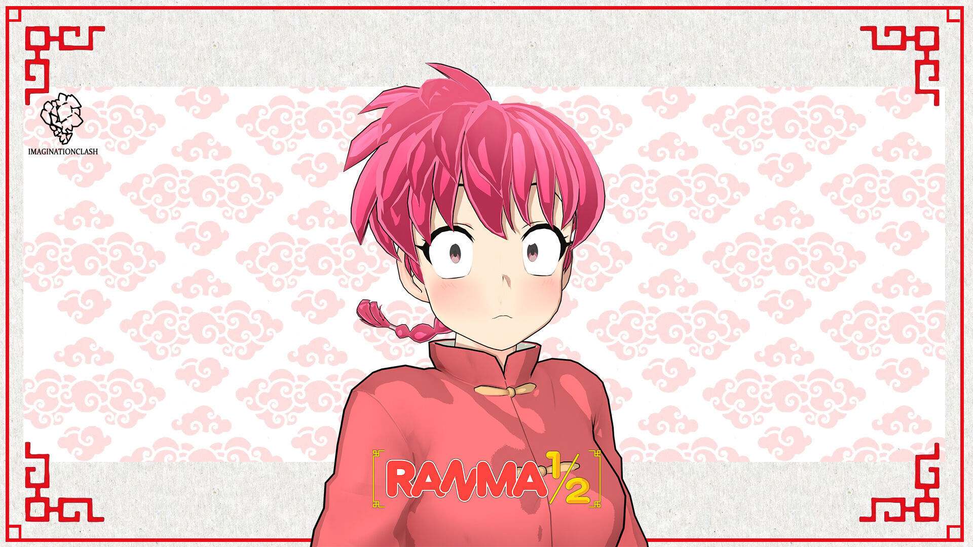 Ranma female ver 3D model_11